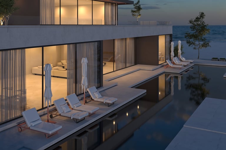 Luxury villa with pool